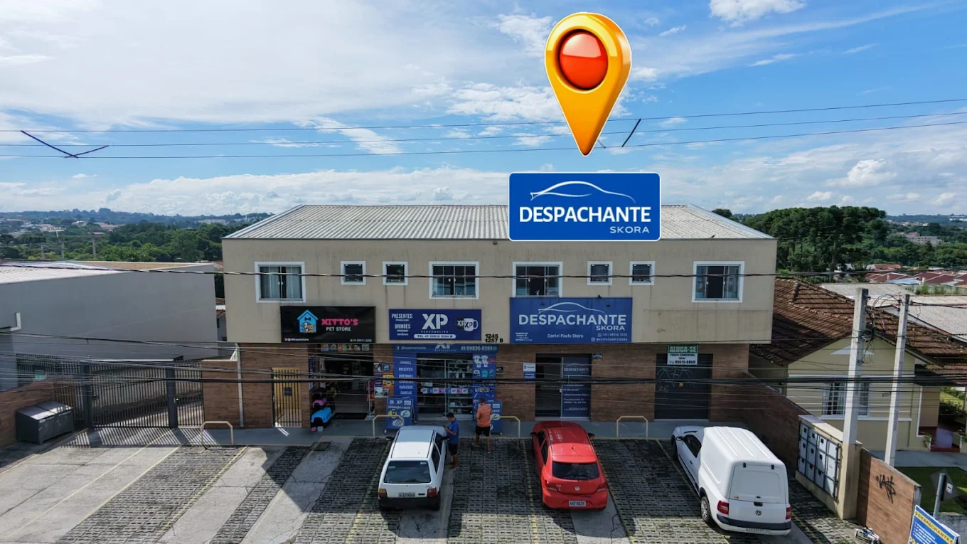 Fachada do escritório Despachante Skora em Santa Cândida, Curitiba